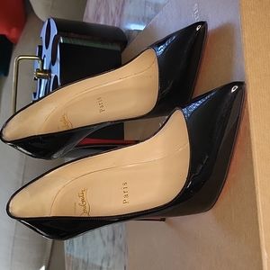 Christian Louboutin Pigalle Follies 100 Black Heels